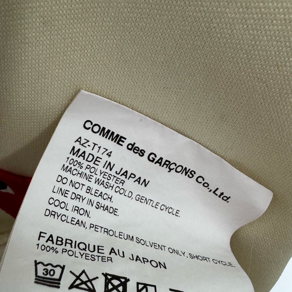 Comme Des Garcons Play Heart-Patch Hoodie Off White Men’s Large - Picture 5 of 6